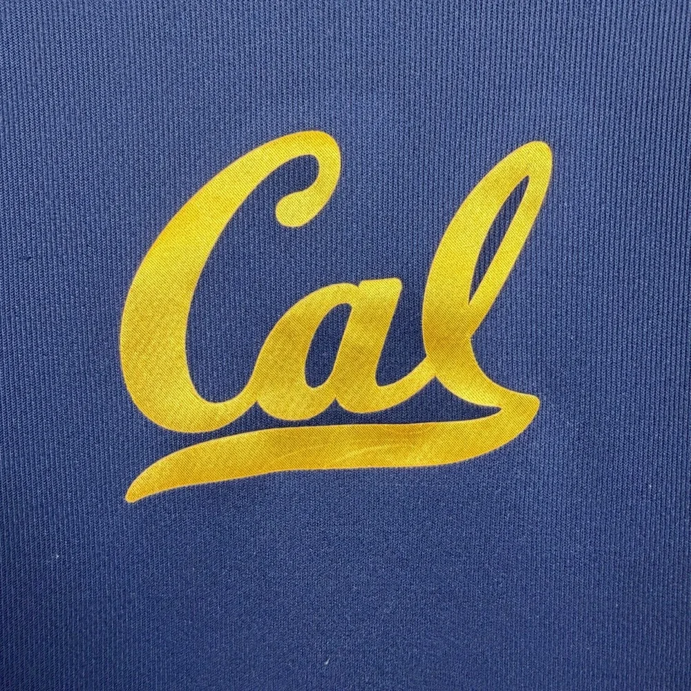 Jordan Cal Bears Dri Fit Long Sleeve NCAA‎ Blue Gold Mens XXL